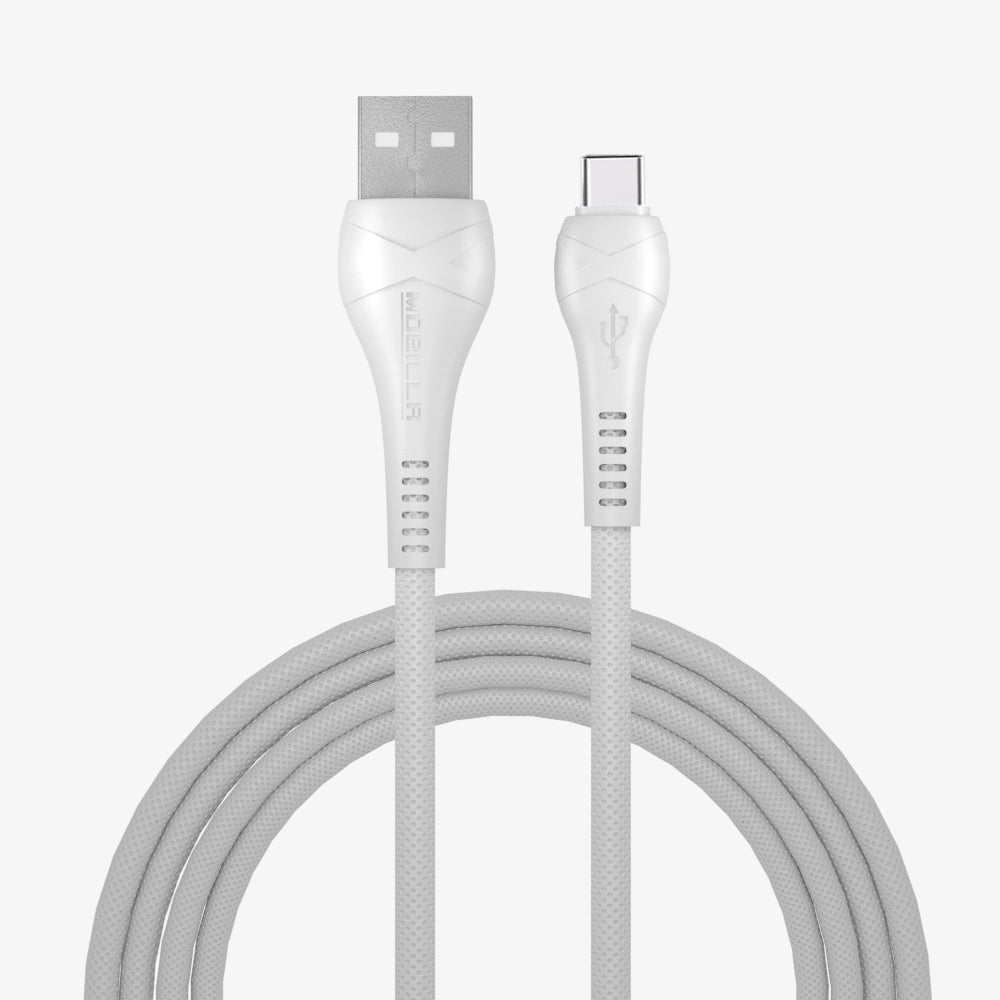 ALLOCACOC Câble USB-C Blanc - Connectique pas cher