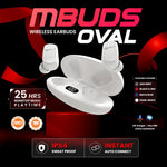 Load image into Gallery viewer, MBUDS OVAL - BLACK RED
