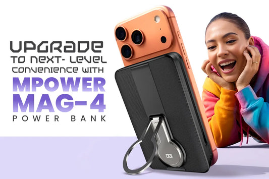 UPGRADE TO NEXT-LEVEL CONVENIENCE WITH MPOWER MAG 4 Power Bank
