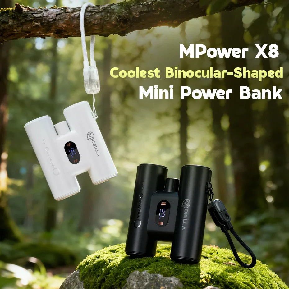 Meet MPower X8 – The Coolest Binocular-Shaped Mini Power Bank Ever!