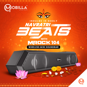 Live The Divine Sounds Of Navratri with Mobilla’s MRock 104 Mini Soundbar