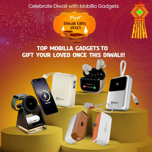 Top Mobilla Gadgets to Gift Your Loved Ones This Diwali – From Earbuds to Wireless Chargers