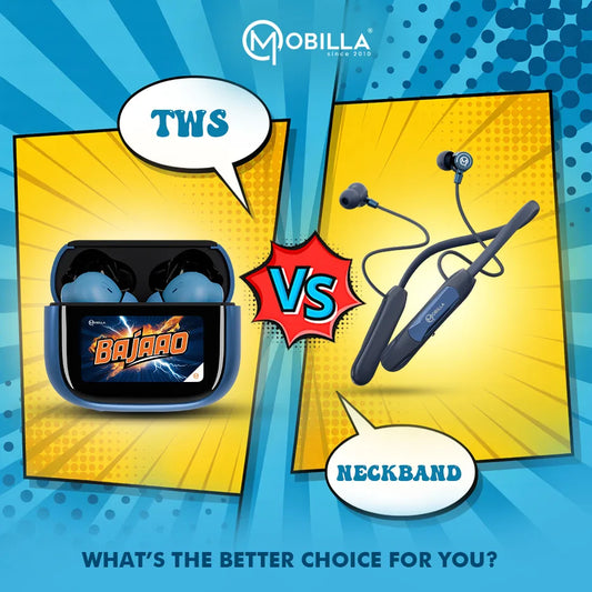 Neckband vs TWS Earbuds: What’s the Better Choice for You?
