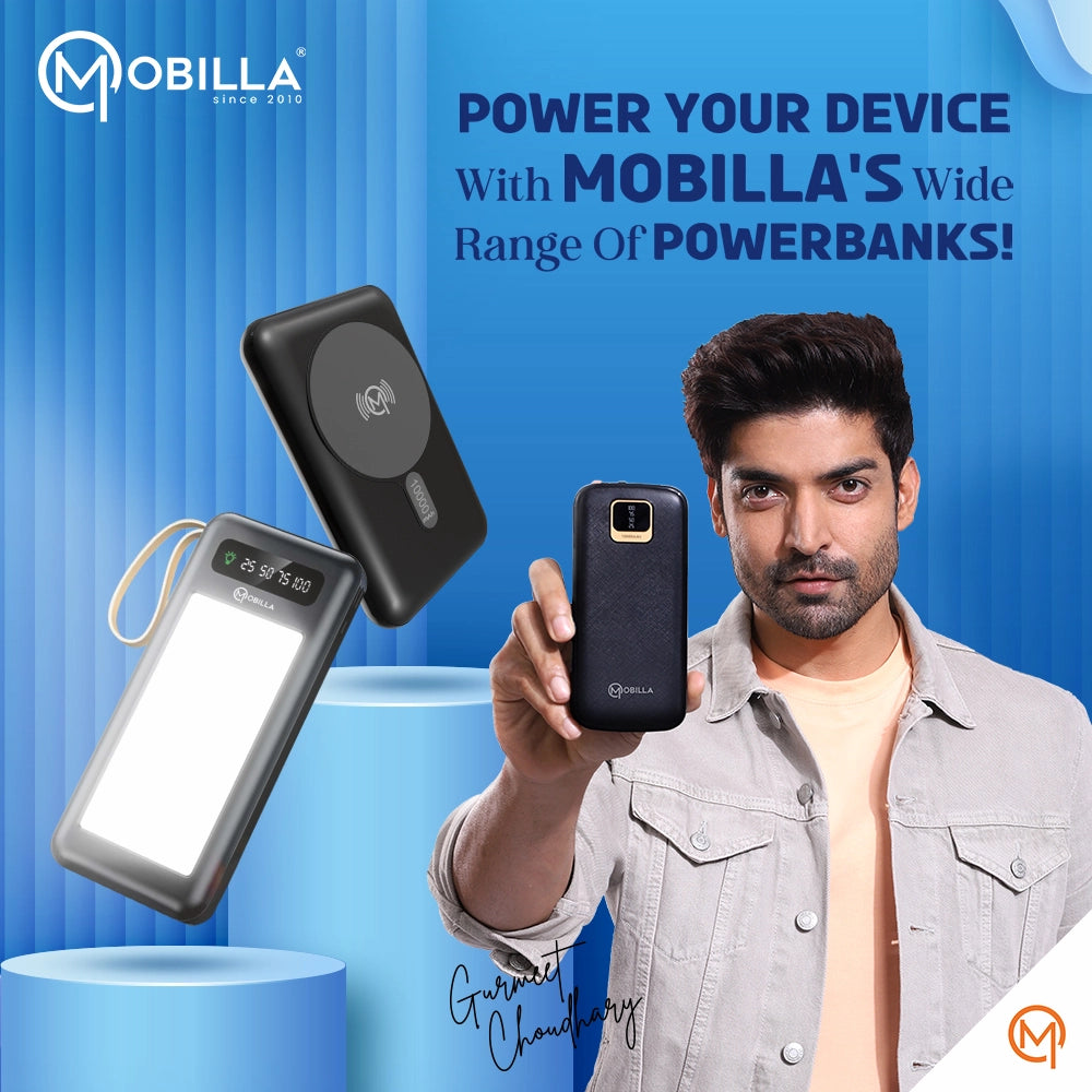 Charge Ahead With Mobilla's Powerbanks - Your Secret Weapon for Non-Stop Connectivity