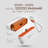 MPower Fusion: India’s First 2 in 1 Powerbank With 10000mAh Battery Capacity (Grey)