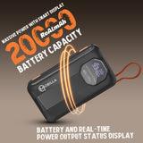 MPower Force: Laptop Charging Powerbank With 20000mAh Battery Capacity (Black)