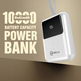 MPower X1: Compact Powerbank With 10000mAh Battery Capacity(Blue)