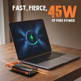 MPower Force: Laptop Charging Powerbank With 20000mAh Battery Capacity (Grey)