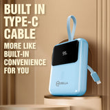 MPower X1: Compact Powerbank With 10000mAh Battery Capacity(Blue)