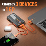 MPower Force: Laptop Charging Powerbank With 20000mAh Battery Capacity (Grey)
