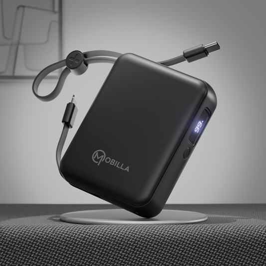 MPower X2: 27W Power Output Powerbank with 10000mAh Battery Capacity(Black)