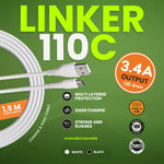 Load image into Gallery viewer, LINKER 110 TYPE-C - WHITE
