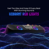 MRock 106: Wireless Portable Bluetooth Soundbar With RGB lights