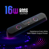 MRock 106: Wireless Portable Bluetooth Soundbar With RGB lights