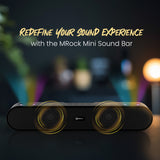 MRock 105: Wireless Portable Bluetooth Soundbar With RGB lights