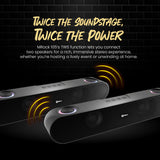 MRock 105: Wireless Portable Bluetooth Soundbar With RGB lights