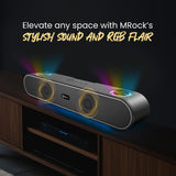 MRock 105: Wireless Portable Bluetooth Soundbar With RGB lights