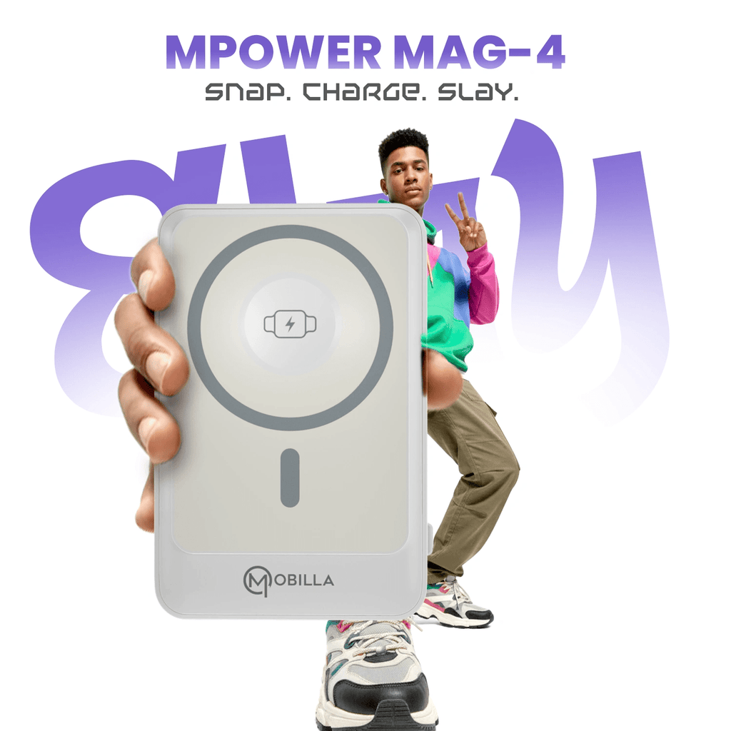 MPower Mag 4 10000mAh MagSafe Power Bank with PD.QC 3.0 – Mobilla