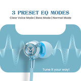 MBuddy 533: Neckband with Magnetic On/Off Sensor & 40Hrs Playtime(Cream)