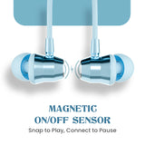 MBuddy 533: Neckband with Magnetic On/Off Sensor & 40Hrs Playtime(Cream)