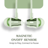 MBuddy 533: Neckband with Magnetic On/Off Sensor & 40Hrs Playtime(Cream)