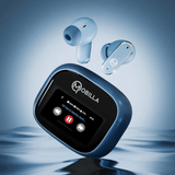 MBuds Elite: TWS Earbuds With Smart Interactive Touch Case (Blue)