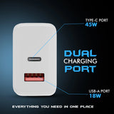 MCharge 745: 45W Fast Laptop Charging Adapter