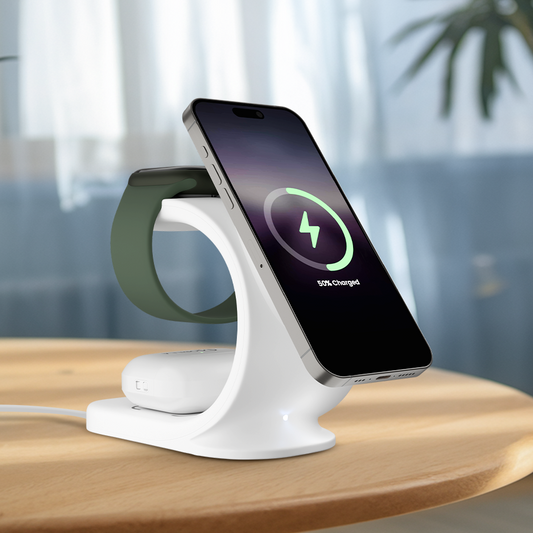 MCharge Maghub - 2: 23W Wireless Charging Output (White)