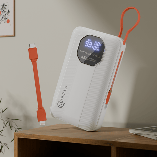 MPower Force: Laptop Charging Powerbank (White)