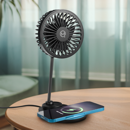 MCharge Aero: 15W Wireless Charger With Built-In Fan