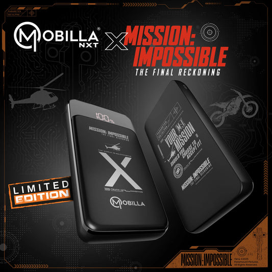 Mobilla MPower X4 Powerbank Mission Impossible Edition Black