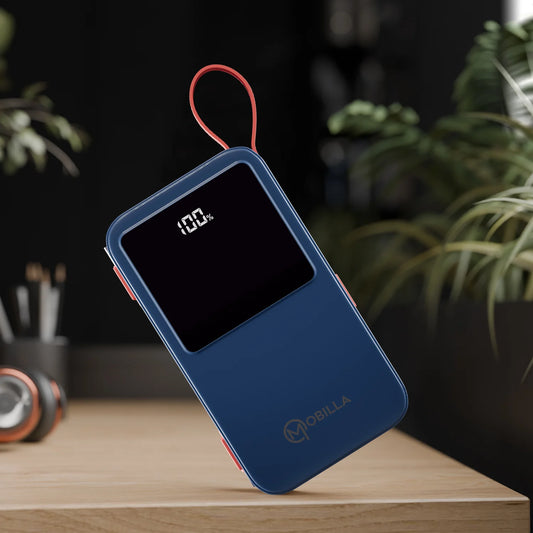 MPower 725: Portable Powerbank With 20000mAh Battery Capacity Blue