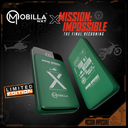 Mobilla MPower X4 Powerbank Mission Impossible Edition Green