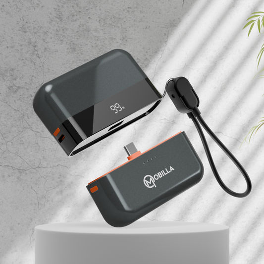 MPower Fusion: India’s First 2 in 1 Powerbank With 10000mAh Battery Capacity (Grey)