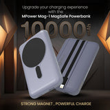 MPower Mag 1 - 10000mAh MagSafe Wireless  Powerbank Black