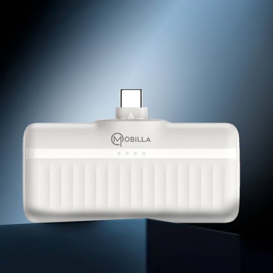 MPower Volt: Mini Portable Powerbank With 5000mAh Battery Capacity (White)