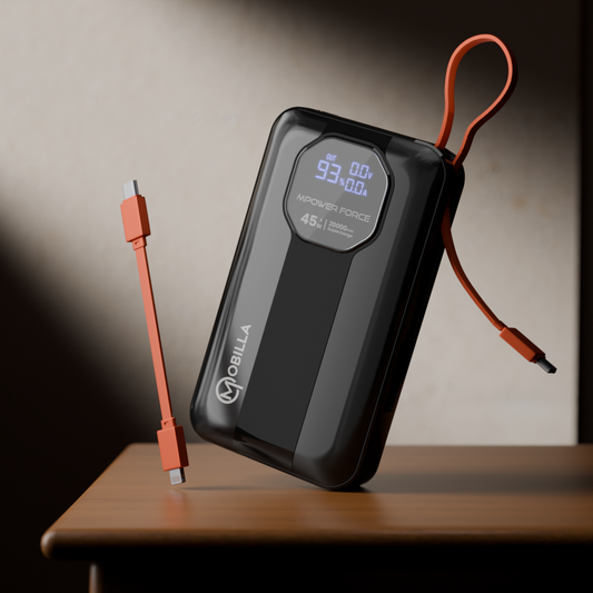 MPower Force: Laptop Charging Powerbank With 20000mAh Battery Capacity (Grey)