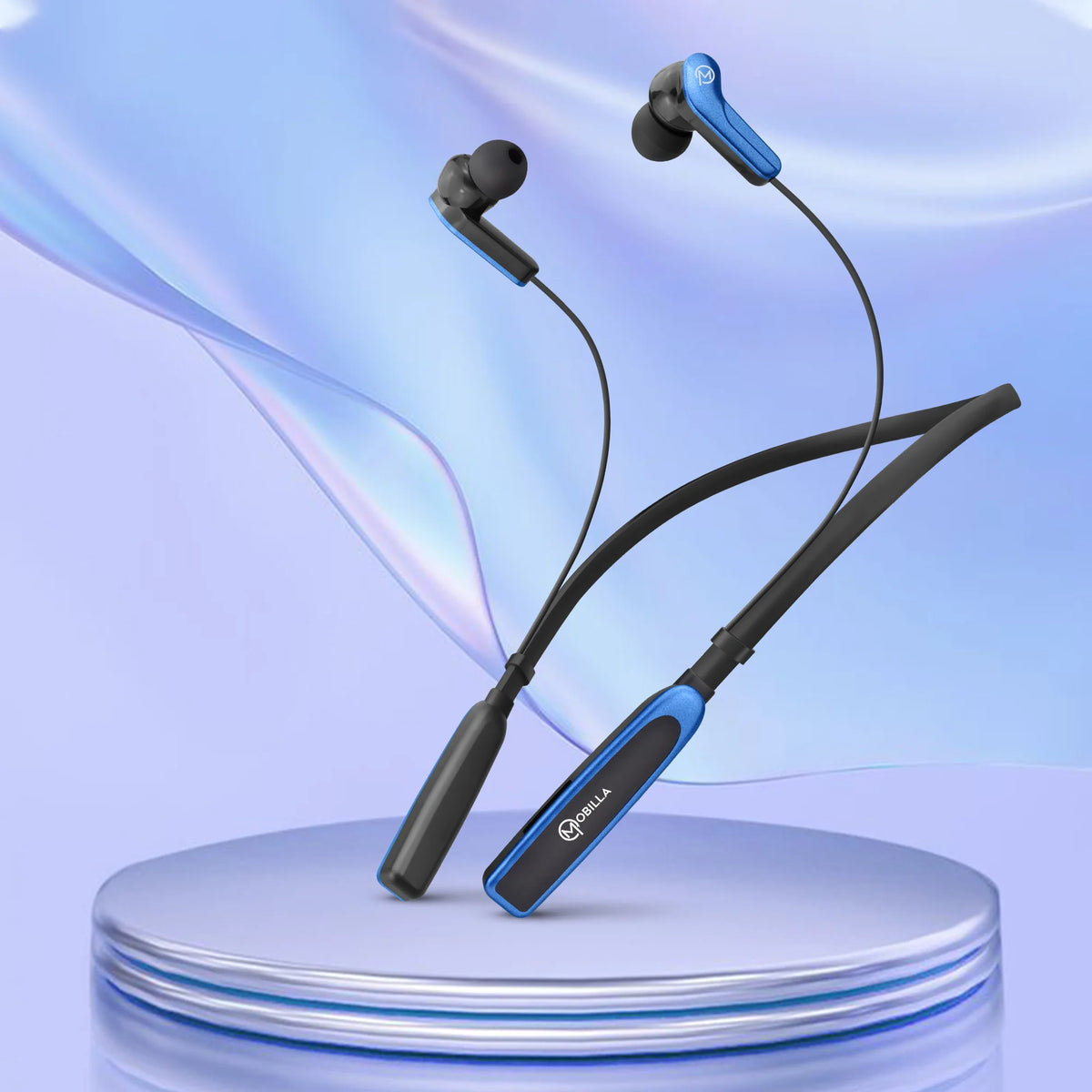 MBuddy 112: Wireless Neckband (Blue Bliss)