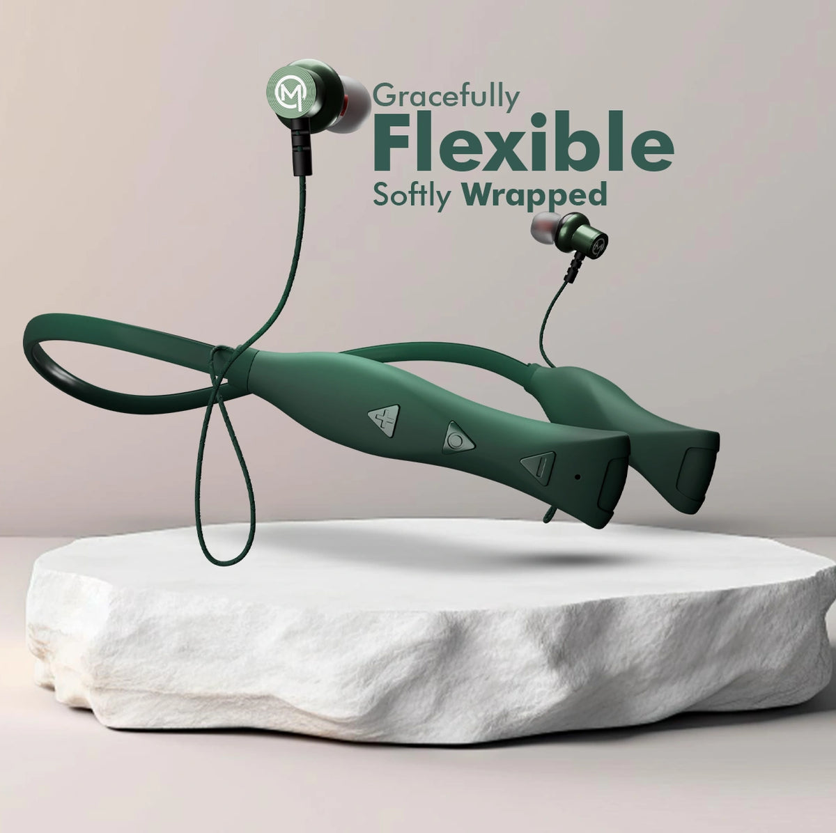 MBuddy 116 - Dual Connectivity Wireless Neckband Forest Green