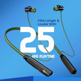 MBuddy 131: 25 Hours Playtime With Stereo Sound & Dual Connectivity(Green)