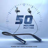 MBuddy 521: 50 Hours Playtime With Hall Switch Enable & Crystal Clear Calls(Black)
