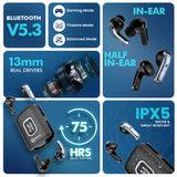 MBuds Dual: Dual Sharing TWS (Black) Earbuds