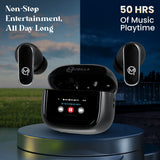 MBuds Elite: TWS Earbuds With Smart Interactive Touch Case (Blue)