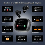 MBuds Elite: TWS Earbuds With Smart Interactive Touch Case (Blue)