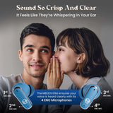 MBuds Elite: TWS Earbuds With Smart Interactive Touch Case (Blue)