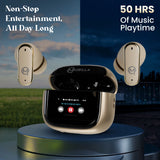 MBuds Elite: TWS Earbuds With Smart Interactive Touch Case (Blue)