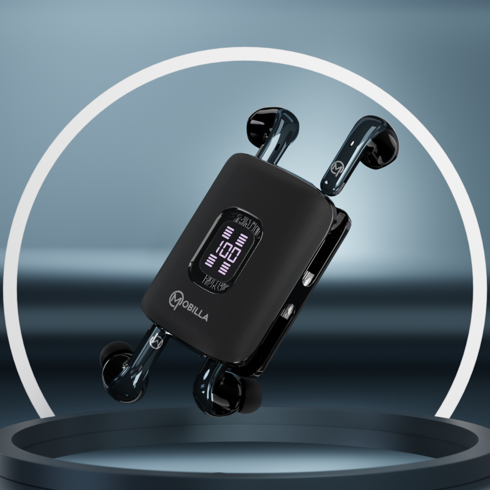 MBuds Dual: Dual Sharing TWS (Black) Earbuds