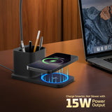 MCharge Lumina: 15W Wireless Charger With 3 Color Desk Lamp