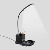 MCharge Lumina: 15W Wireless Charger With 3 Color Desk Lamp White