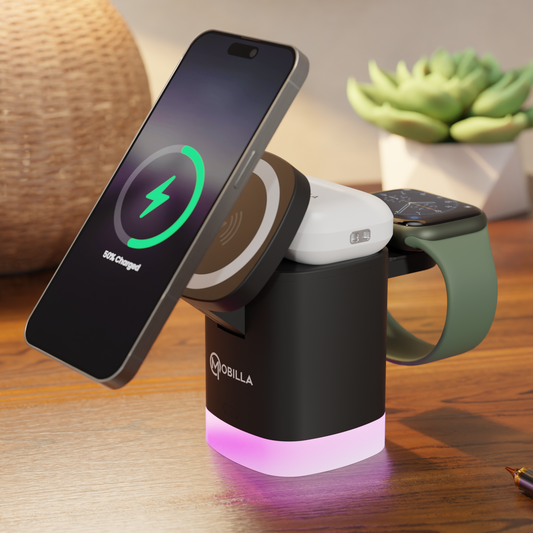 MCharge Volt: 3-in-1 Wireless Charger With 23W Power Output